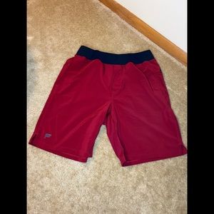Fabletics Franchise Shorts. Red